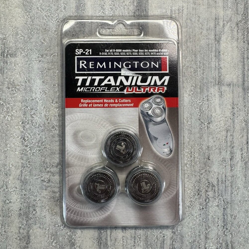 New Remington SP-21 Titanium Microflex Ultra  Replacement Heads Cutters